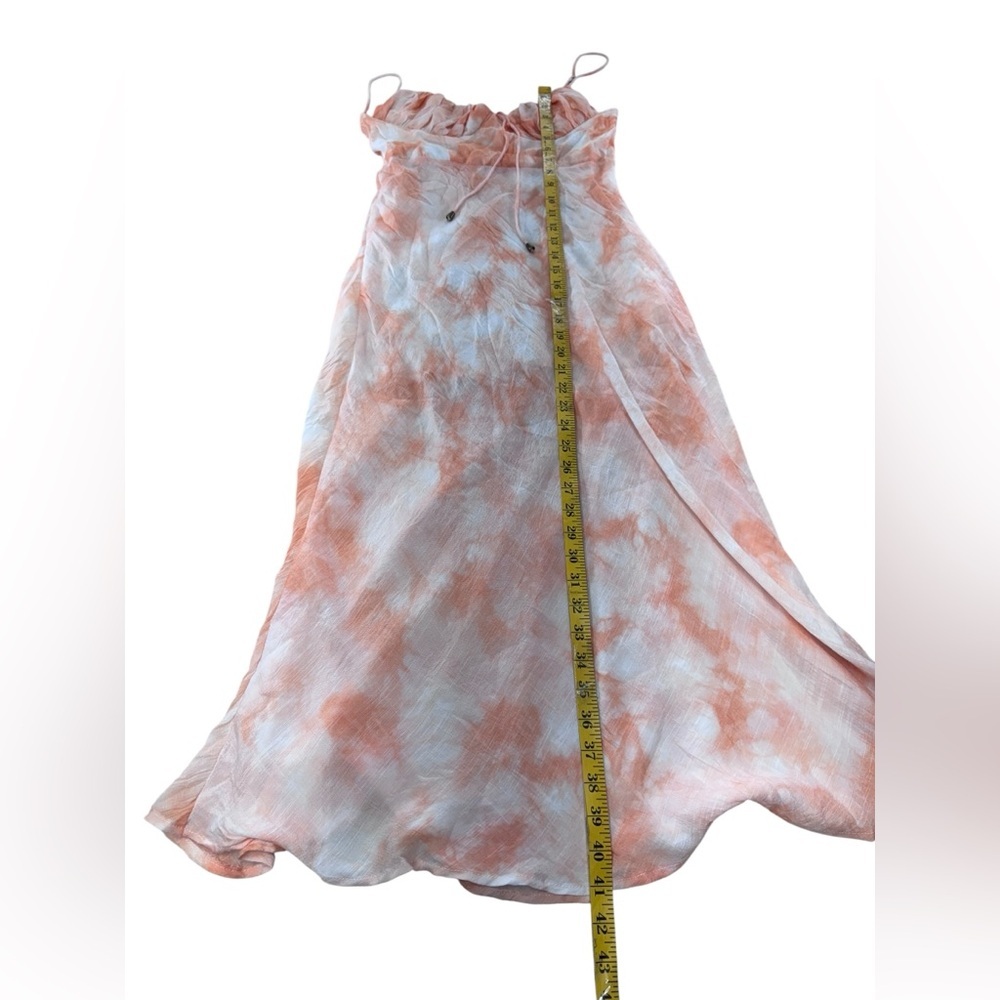 Petal & Pup . Orange Tie-Dye Midi Dress - Picture 7 of 11